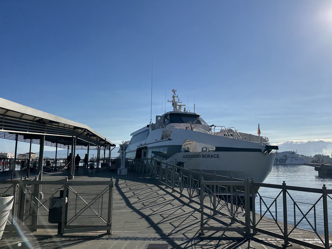 Ferry to the Aeolian Islands