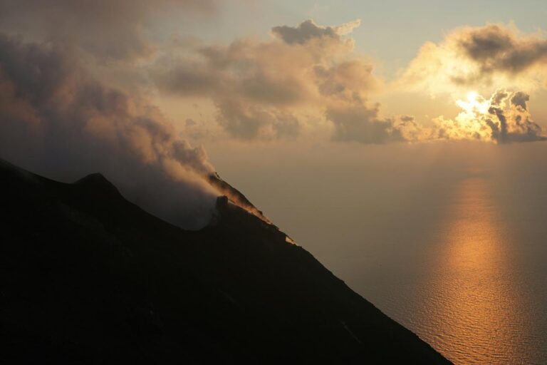 Ocean view from Stromboli